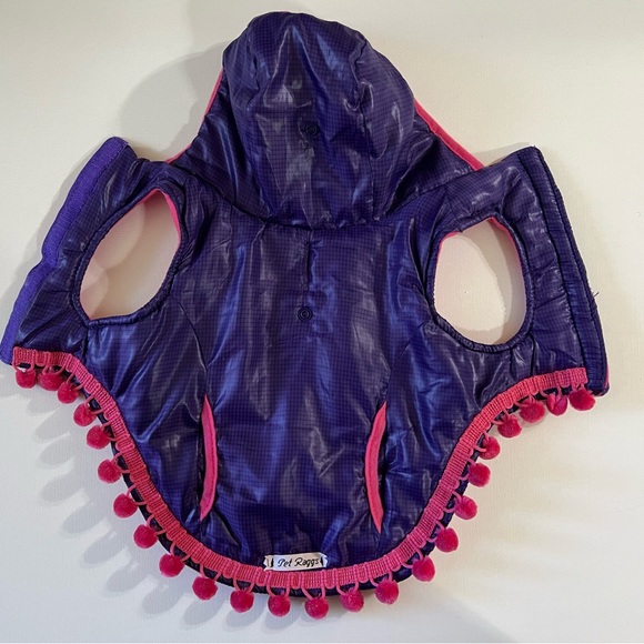 Designer Fleece Lined Nylon Jacket with Hood. - Picture 6 of 11